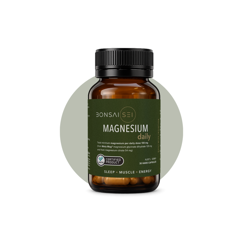 BONSAISEI MAGNESIUM daily Supplement | Sleep, Muscle & Energy Support